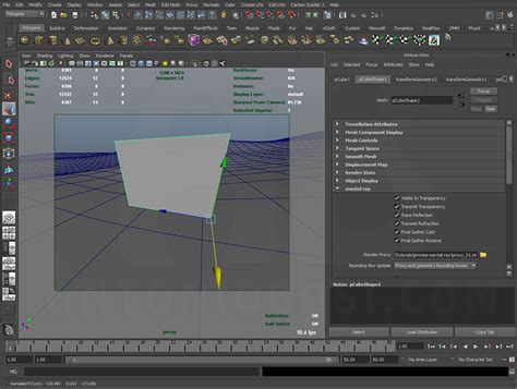 Maya Mental Ray Proxies tutorial 